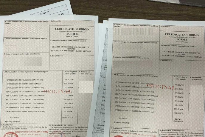 Hồ sơ xuất nhập khẩu