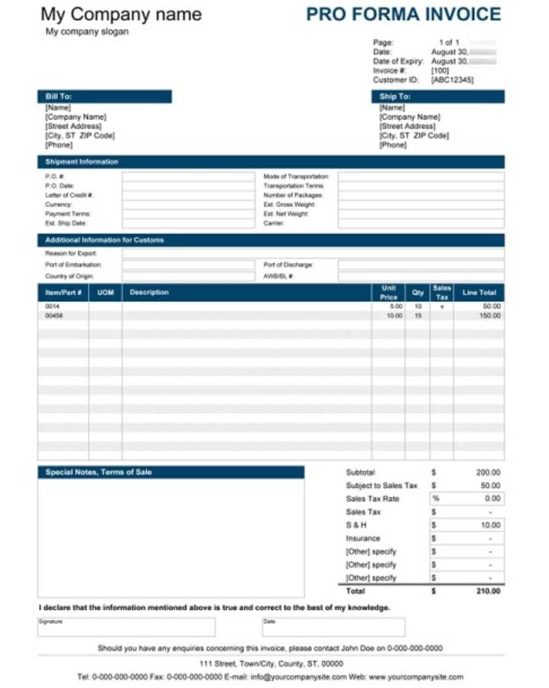 Hóa đơn chiếu lệ là gì