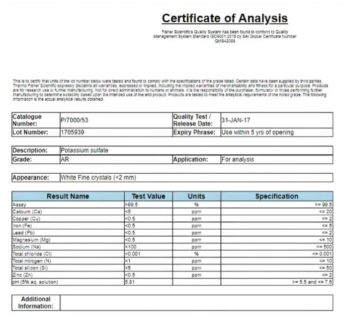 COA trong hoạt động xuất nhập khẩu