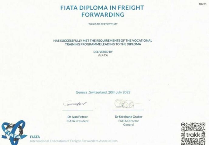 FIATA Higher Diploma in Supply Chain Management