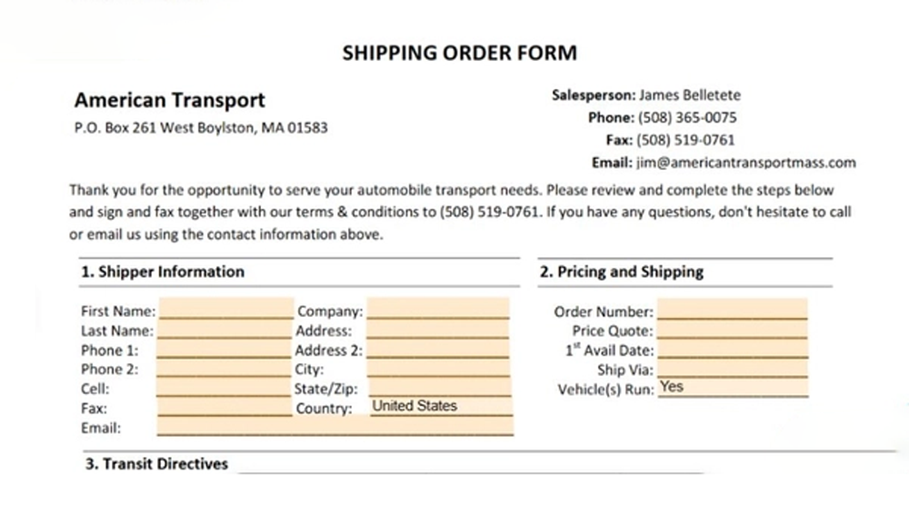 Shipping Order là gì