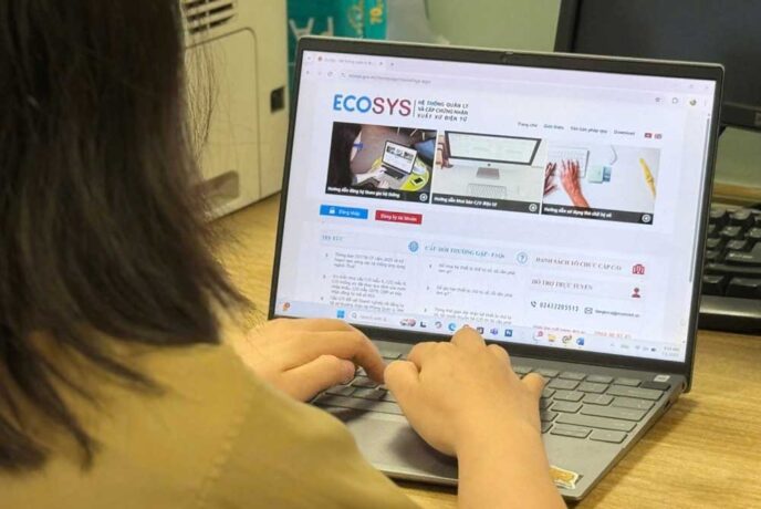 Thủ tục đăng ký hồ sơ thương nhân trên hệ thống Ecosys