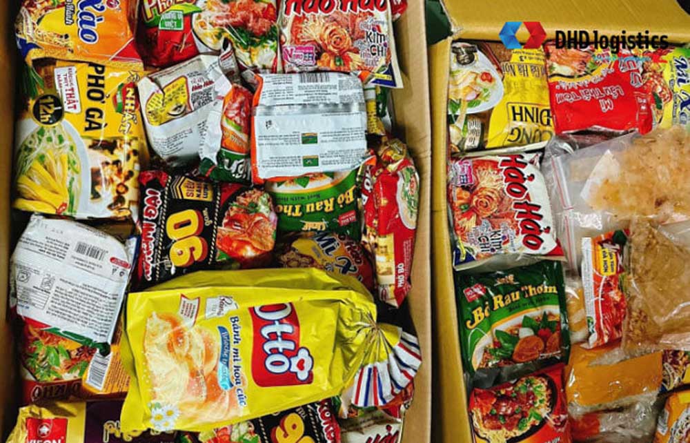 Gửi thực phẩm Hàn Quốc