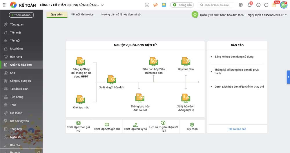 Phầm mềm kế toán Misa