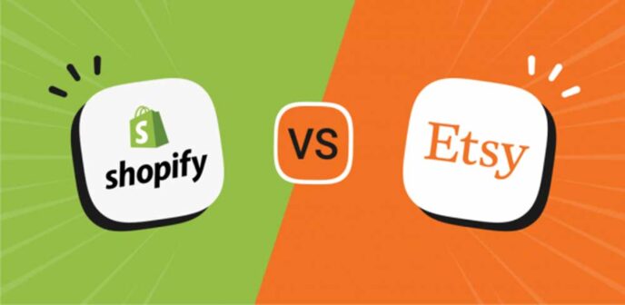 So sánh Shopify Etsy