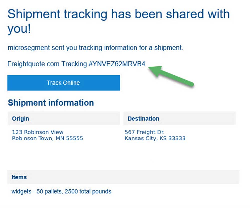 Tracking Number