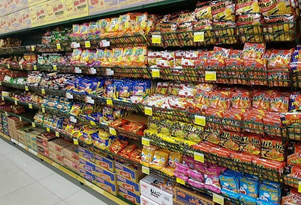 mì ăn liền nhập khẩu