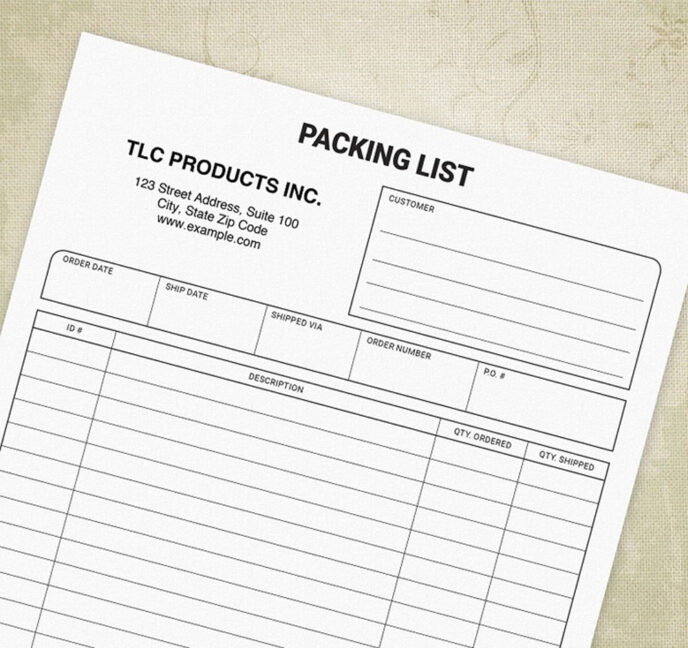 Packing List là gì